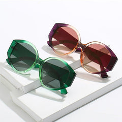 Retro Round Gradient Sunglasses - Kelly Obi New York