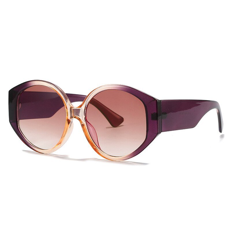 Retro Round Gradient Sunglasses - Kelly Obi New York