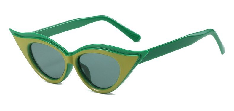 Retro Two-Tone Cat Eye Sunglasses - Kelly Obi New York