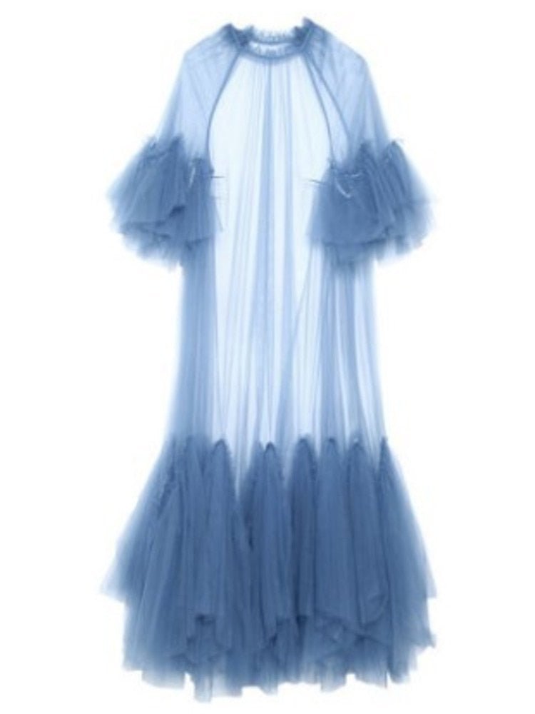 Seethrough Tulle Dress - Final Sale - Kelly Obi New York