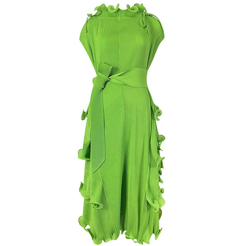 Shahina Pleated Dress - Kelly Obi New York