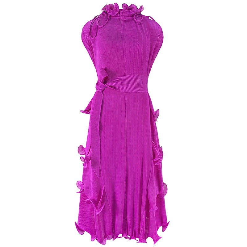 Shahina Pleated Dress - Kelly Obi New York