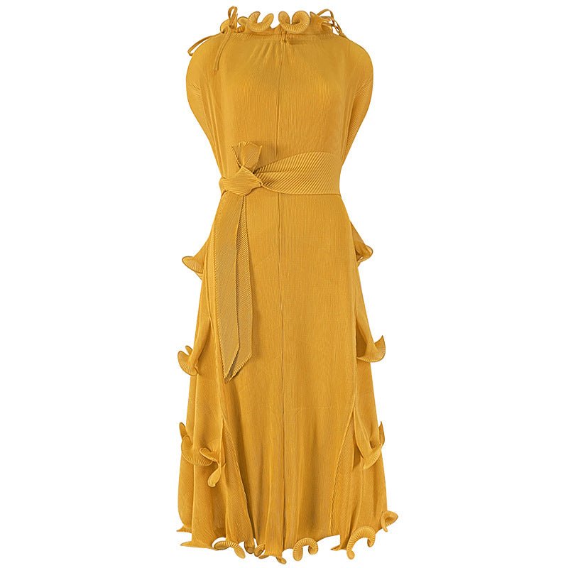 Shahina Pleated Dress - Kelly Obi New York