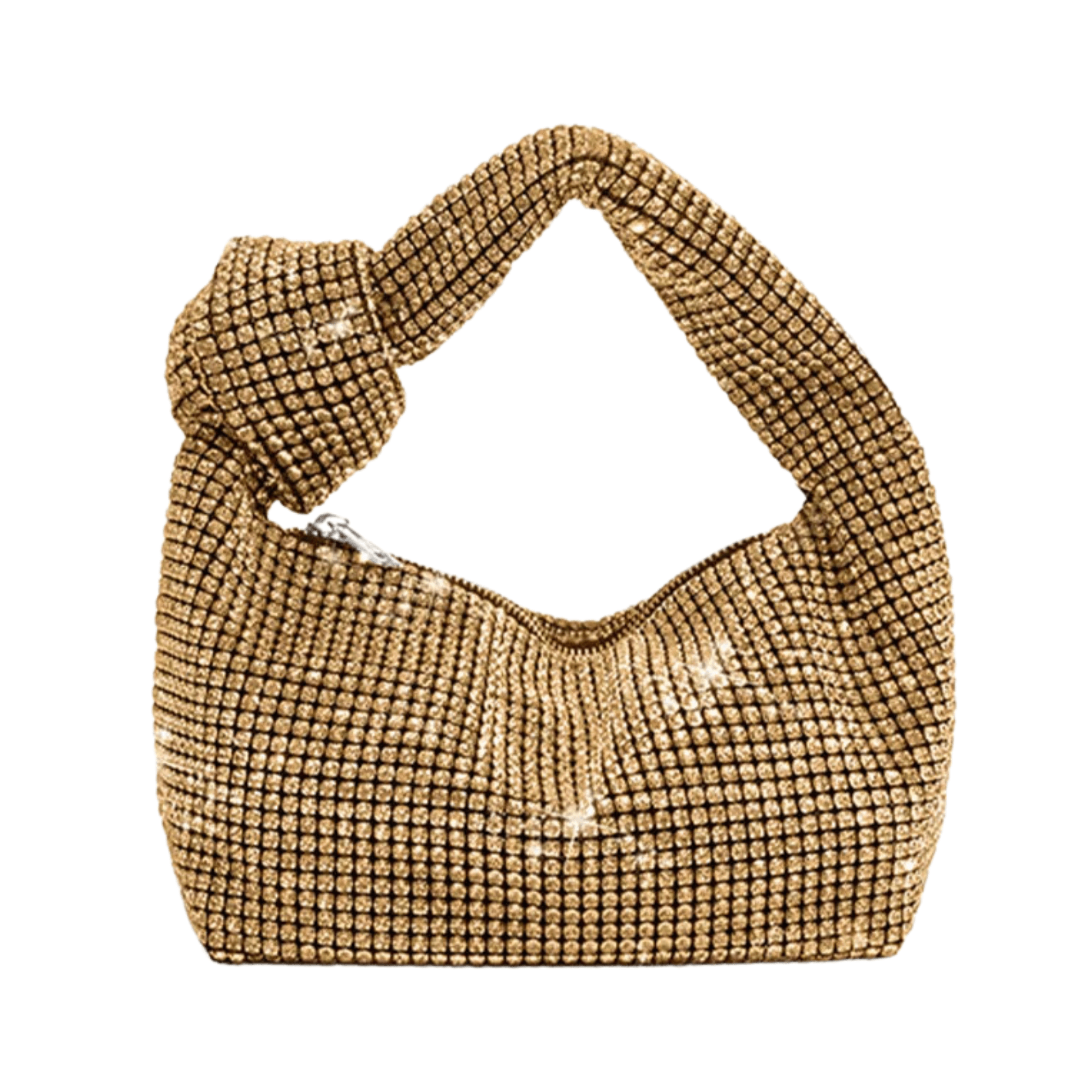 Single Knot Rhinestone Handbag - Kelly Obi New York