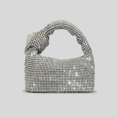 Single Knot Rhinestone Handbag - Kelly Obi New York