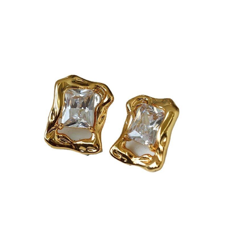 Square Glass Earrings - Kelly Obi New York