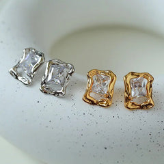 Square Glass Earrings - Kelly Obi New York