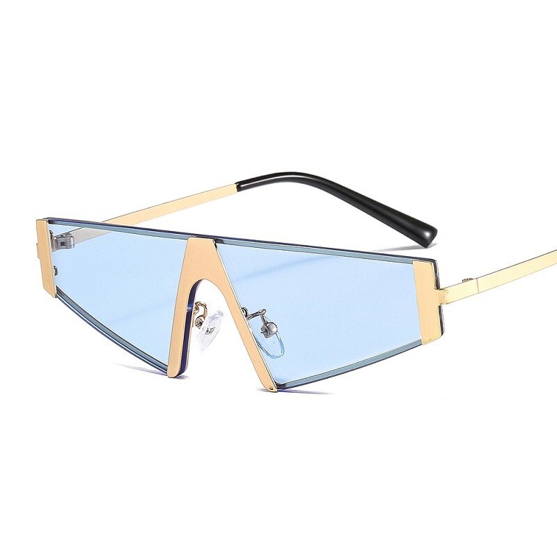 Triangle Metal Frame Sunglasses - Kelly Obi New York