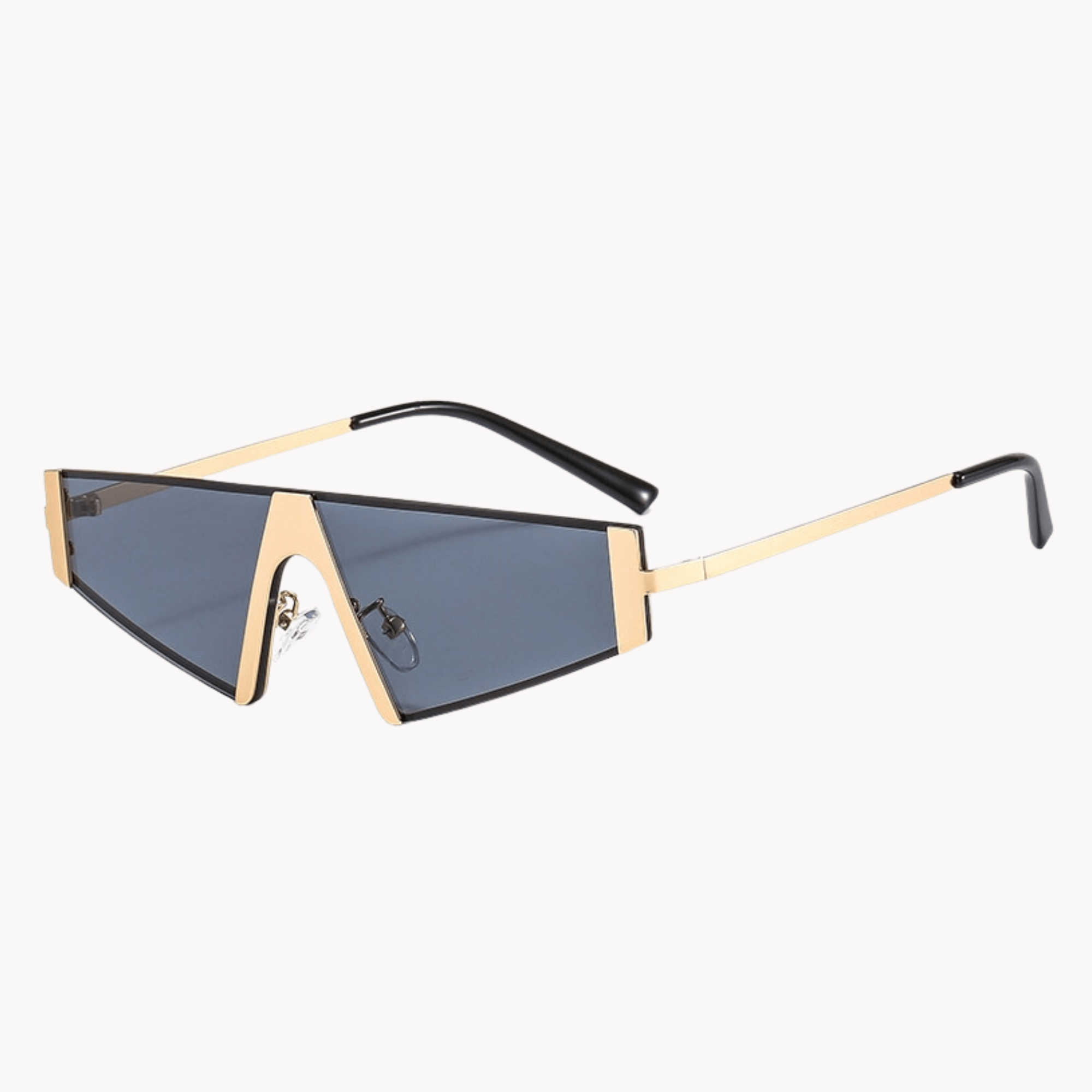 Triangle Metal Frame Sunglasses - Kelly Obi New York