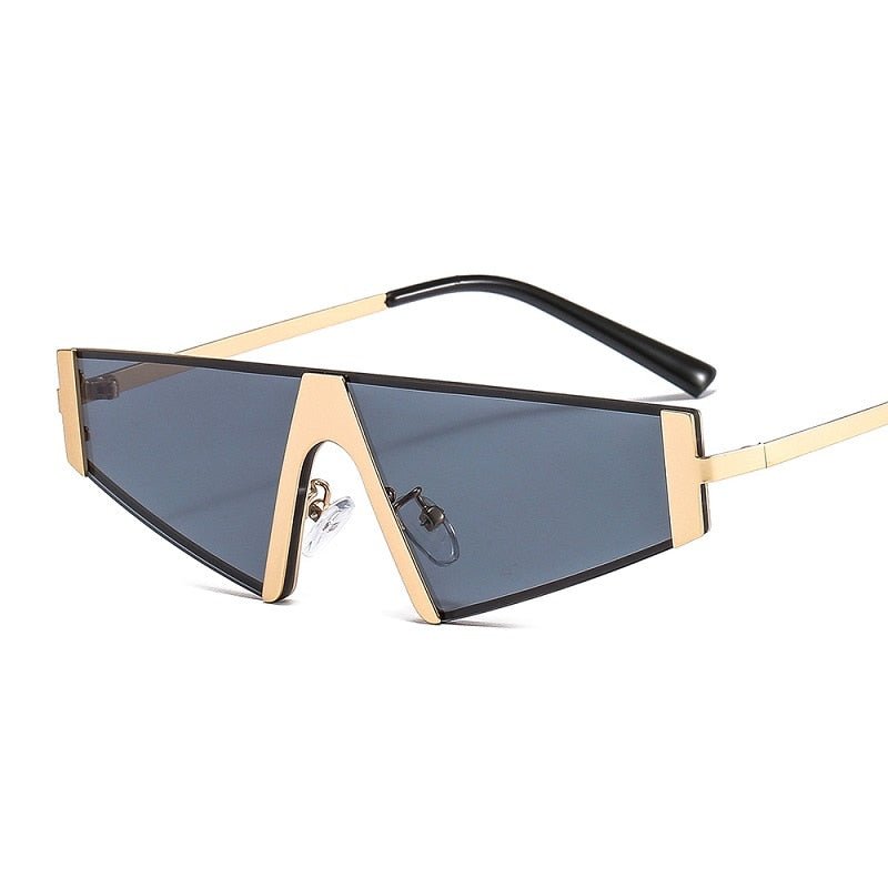 Triangle Metal Frame Sunglasses - Kelly Obi New York