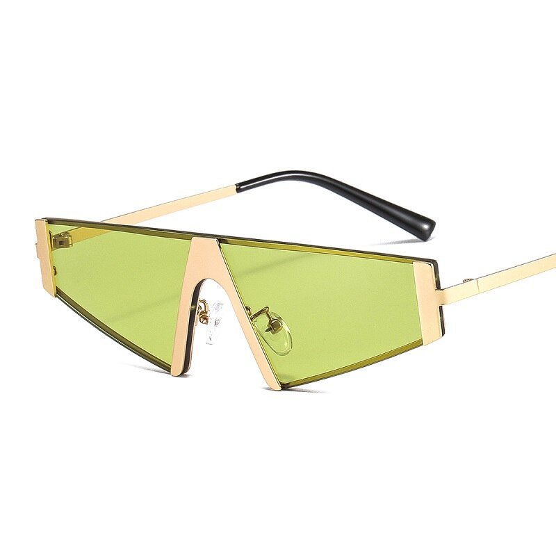 Triangle Metal Frame Sunglasses - Kelly Obi New York