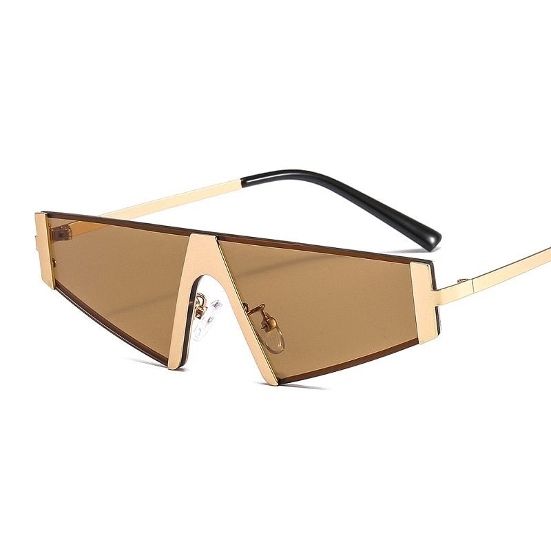 Triangle Metal Frame Sunglasses - Kelly Obi New York