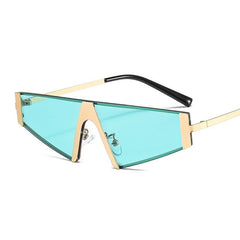 Triangle Metal Frame Sunglasses - Kelly Obi New York