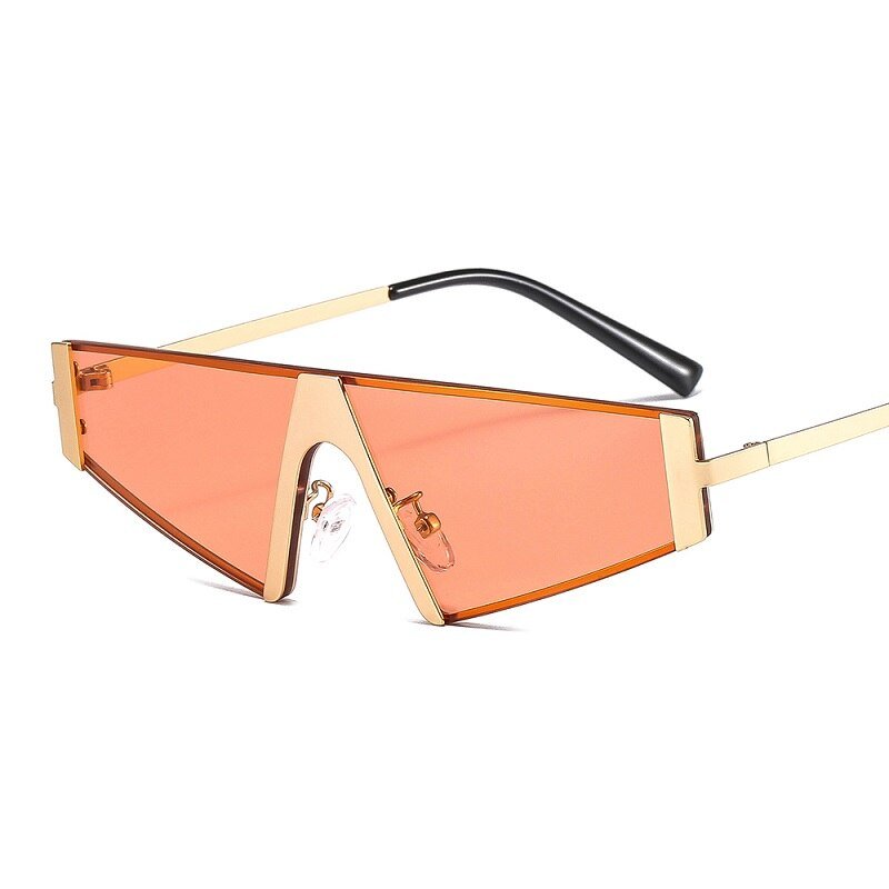 Triangle Metal Frame Sunglasses - Kelly Obi New York