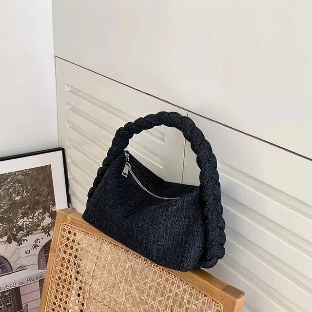 Twisted Handle Handbag - Kelly Obi New York