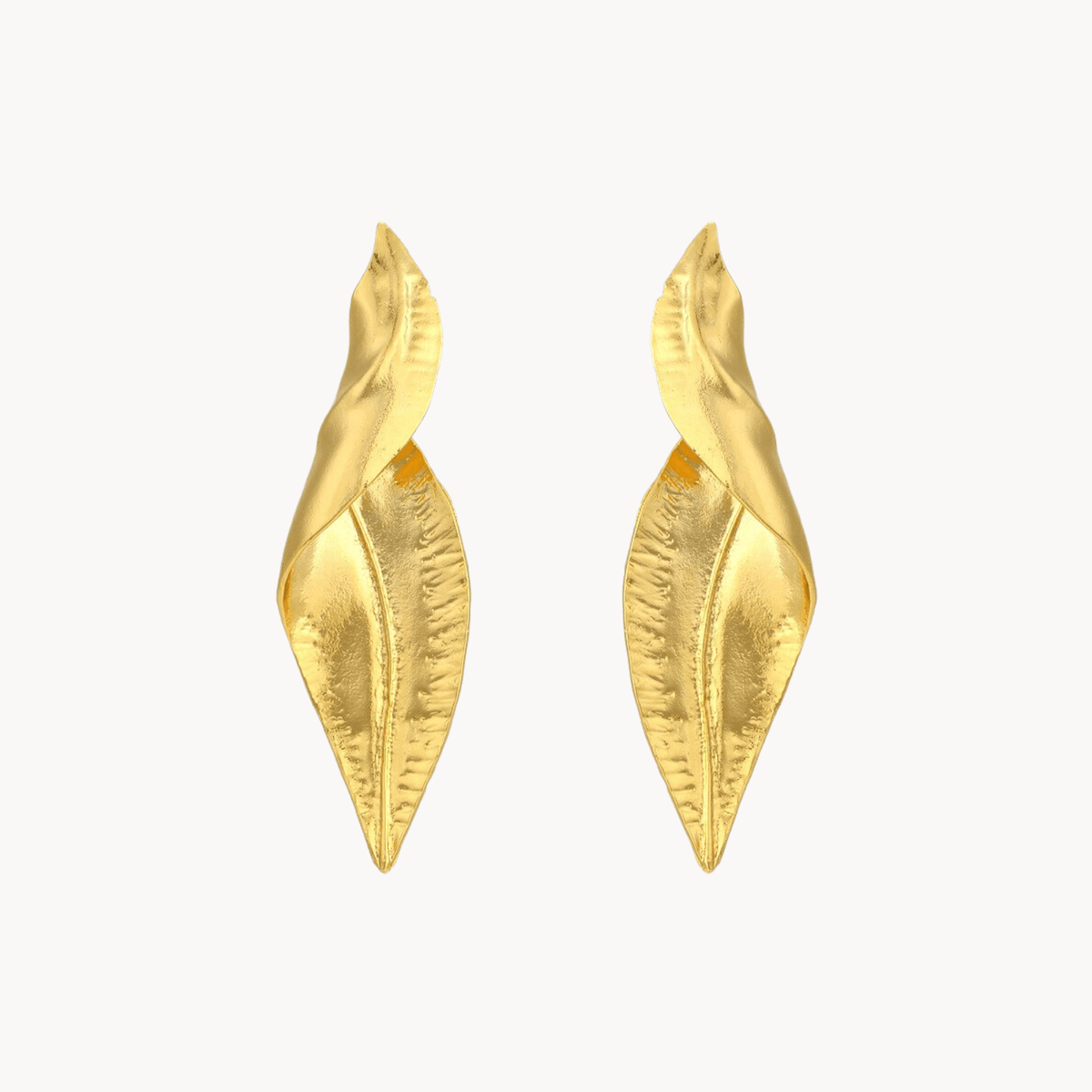 Twisted Leaf Earrings - Kelly Obi New York