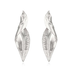 Twisted Leaf Earrings - Kelly Obi New York