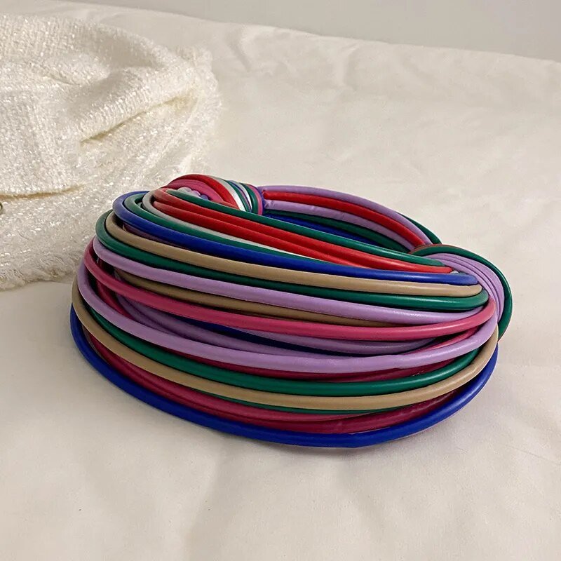 Vibrant Colorful Rainbow Noodles Bag - Kelly Obi New York