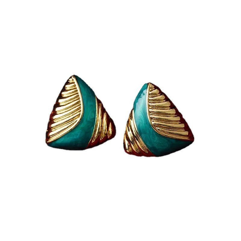 Vintage Triangle Earrings - Kelly Obi New York