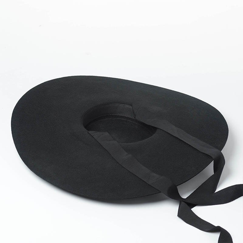 Wide Brim Wool Hat - Kelly Obi New York