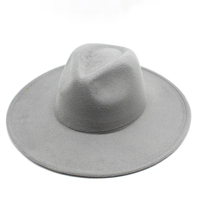 Wide Brim Woolen Jazz Hat - Kelly Obi New York