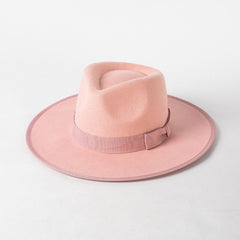 Wool Fedora with Ribbon - Kelly Obi New York